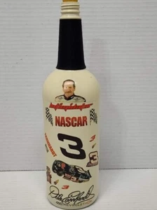 Vintage Collector Dale Earnhardt Decorative Wine Bottle Hand Painted with Decals - Picture 1 of 10