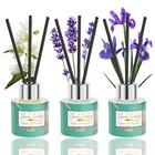 Reed Diffuser Set of 3, Seed Spring Lavender Jasmine Freesia Oil Scent 