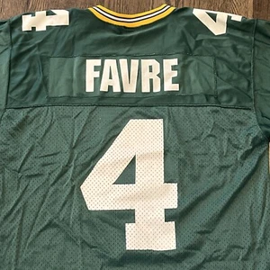 Green Bay Packers Brett Favre jersey size 48 Starter green - Picture 1 of 9