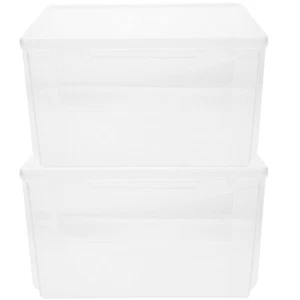2 Pcs Loaf Storage Container with Lid Fresh Preservation - Picture 1 of 12