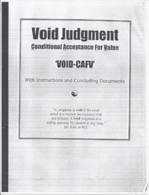 McKutchins Ink Rare Legal Theory Book – Void Judgment CAFV Sovereign Law - Image 1 of 4