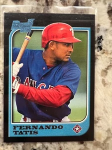 Tarjeta de novato Bowman 1997 primera Texas Rangers Fernando Tatis #198 - Imagen 1 de 1