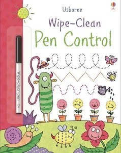 Usborne Wipe Clean Pen Control with pen (Paperback) BRAND NEW - Picture 1 of 4