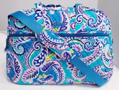 Vera Bradley Waikiki Paisley GRAND Traveler Bag NWT - Image 1 of 4