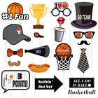  Fotoautomaten-Requisiten Zum Thema Basketball Für Die Fotokabine