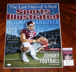 JOHNNY MANZIEL TEXAS LONGHORNS SIGNED SPORTS ILLUSTRATED COVER 16X20 PHOTO JSA!! - Picture 1 of 1