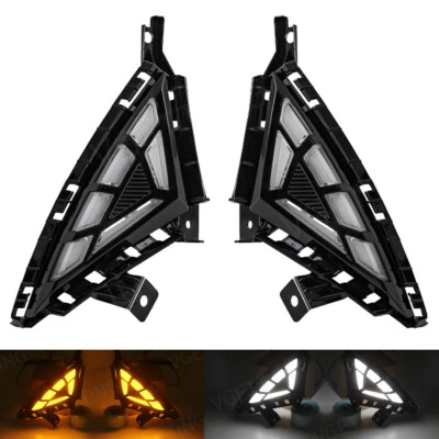 Luz de circulación diurna DRL antiniebla intermitente para Hyundai Elantra 2021-2023 Foto 1 de 4