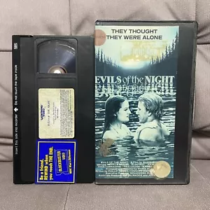 Evils Of The Night VHS 80er Kult Erotik Horror Plastik Klappversion 1984 - Bild 1 von 4