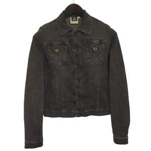 Women Versace Denim Jacket Biker Vintage 90's Size S IT40 FR38 US6 UK8 VAR703 - Picture 1 of 9