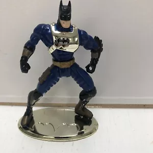 Modellino Batman Cyber-Link DC Comics 1996 vintage con supporto di Kenner - Foto 1 di 6