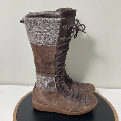 Botas The North Face Shellista Lace II Mujer 7 Marrón Gamuza Tejido Aislado Invierno Foto 1 de 4