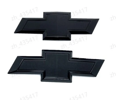 NEW  Front Rear Bowtie Emblems kit 2014-15 Silverado 1500 2015-19 2500 3500 HD - Image 1 of 3