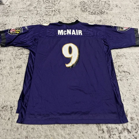 Baltimore Ravens Steve McNair Reebok NFL Jersey Size XL - Purple *READ* Cover