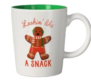 Target Wondershop Winter Christmas Gingerbread Mug Lookin’ Like A SNACK 15 oz - Picture 1 of 6