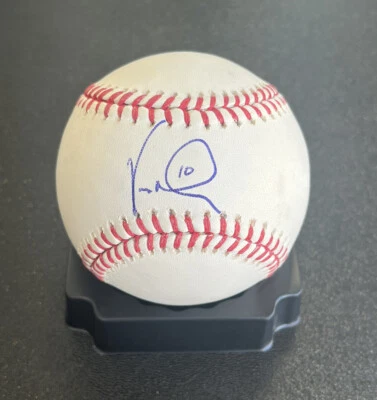 Vernon Wells Signed Autograph Official MLB Baseball Toronto Blue Jays - Image 1 of 2