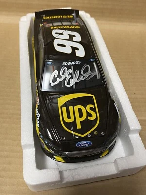 Ford Fusion UPS 2014 autografiado por Carl Edwards serie #1 de 86 Limited Foto 1 de 4