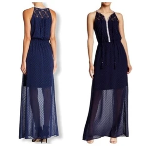 Anthropologie Daniel Rainn Bohemian Western Tassels Maxi Dress M - Picture 1 of 10