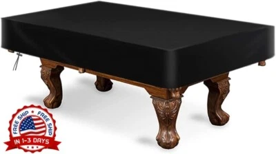 La cubierta antipolvo impermeável para mesa de billar se adapta a mesas de 8 pés - Imagem 1 de 4