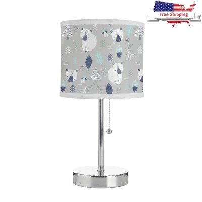 Woodland Baby Stick Lamp Safari Decor Nursery Room Pull Cord On Off Switch New - Image 1 of 4