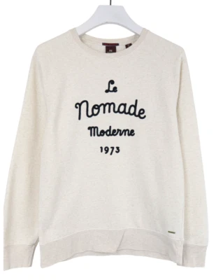 SCOTCH & SODA Sweatshirt Men's MEDIUM Crew Neck Pullover Logo Melange - Image 1 of 4