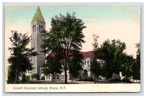 Postal: Biblioteca de la Universidad de Cornell de Nueva York 1909, Ithaca, Nueva York - Publicada - Imagen 1 de 2