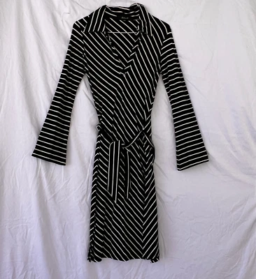 Vestido Arden B Informal Fiesta Rayas Negro/Blanco PETTIE XSmall - Luce Nuevo Foto 1 de 4