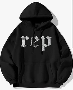 Taylor Swift L/G Reputation Black Hoodie Album Merch Rep Unisex Adult Large NEW - Picture 1 of 3