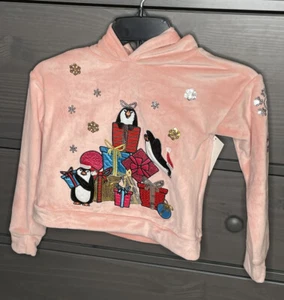 Margaux & Lexi  Girls Christmas Hoodie Size 5 NWT - Picture 1 of 3