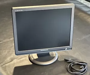 Samsung SyncMaster 731B 17" LCD Monitor Very Good DVI VGA - Black - Picture 1 of 10
