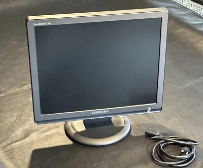 Samsung SyncMaster 731B 17" LCD Monitor Very Good DVI VGA - Black - Image 1 of 4