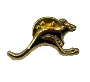Pin kangaroo Australian Lapel Pins Gold Animal Joey Down Under Tie Pin Zoo - Picture 1 of 4