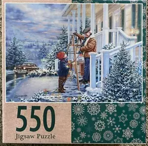 MasterPieces Puzzle; Weihnachtsfarben; 550 Teile; BESCHÄDIGTE BOX - Bild 1 von 2