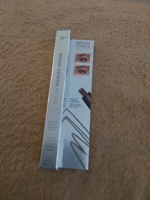 IT COSMETICS BROW POWERFULL -VOLUMNIZING EYEBROW PENCIL   Taupe 0.17oz New  - Image 1 of 4