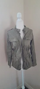 H&M Girls Army Green Jacket juniors small - Picture 1 of 4