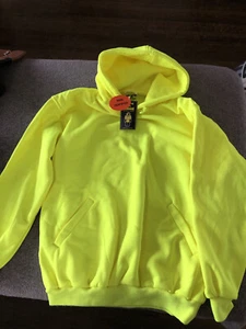 HI-VIZ GAME HOODIE XL High Visibility Safety Garment Ansi Certified - Picture 1 of 4