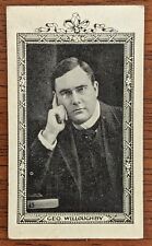 1900 Wills Cigarette Card Stage and Musical Hall Celebrities George Willoughby 