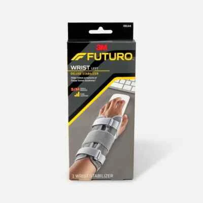 Futuro Compression Deluxe Stabilizing Firm Support Wrist Brace Left Hand SM/MED - Image 1 of 3