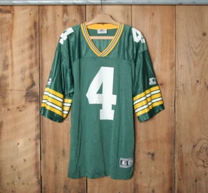 Vintage STARTER Green Bay Packers Brett Favre #4 Fußball Trikot Gr. 48 (L) - Bild 1 von 9