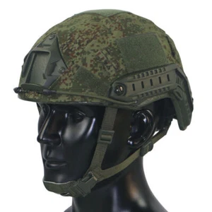 Casco táctico rápido camuflaje ruinas del Emr ruso cubierta tela - Imagen 1 de 15