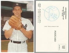 1985 TCMA Baseball, New York Yankees Postcard, John Montefusco