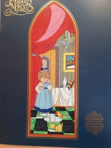 Blessed Are They That Mourn Precious Moments Window Series Cross Stitch Pattern - Picture 1 of 1