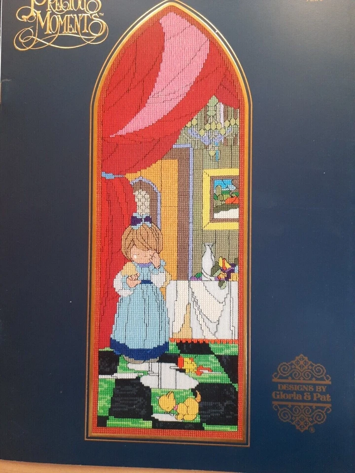 Blessed Are They That Mourn Precious Moments Window Series Cross Stitch Pattern - Image 1 of 1