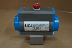 UCI PO/S2S-2 Pneumatischer Ventilantrieb PO-S2S-2 mit Halterung - Bild 1 von 3