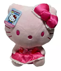 Sanrio Hello Kitty And Friends Hello Kitty 12"" peluche monocromatico rosa - Foto 1 di 5