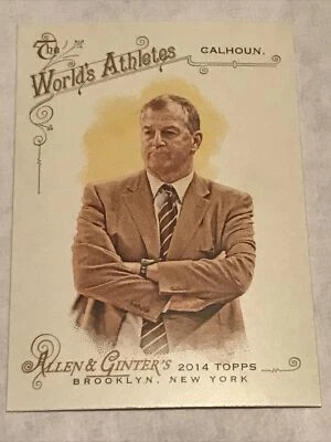 2014 Topps Allen & Ginter Jim Calhoun #259 Basketball Coach Card - Image 1 of 2