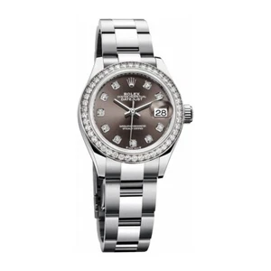 Rolex 279384RBR-0018 Lady Datejust 28mm Dark Gray Diamond dial Oyster 2020 - Picture 1 of 7