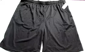 New Men's 4XLT Reg Fit Stretch Black Basketball elastic pullon Shorts By Xersion - Picture 1 of 5