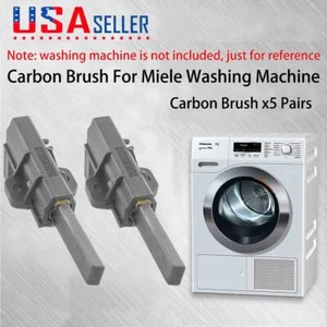 5 Pairs Motor Carbon Brush For Ariston AVL68ITTE AVL68ITBG Washing Machine - Picture 1 of 9
