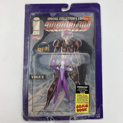 Vogue Youngblood Special Collector's Edition Figure & Comic Book New Cover