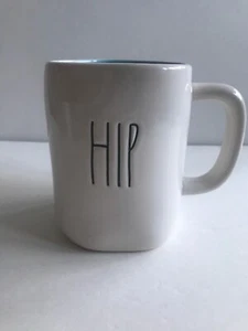 Rae Dunn HIP HOP Double-Sided Easter Mug With Blue Interior New - Picture 1 of 4